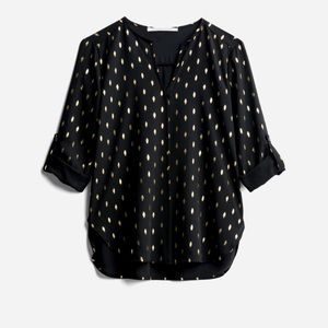 NWT Collective Concepts Sarkise Single Button Blouse XL